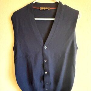 loro piana 100 cashmere cardigan vest men